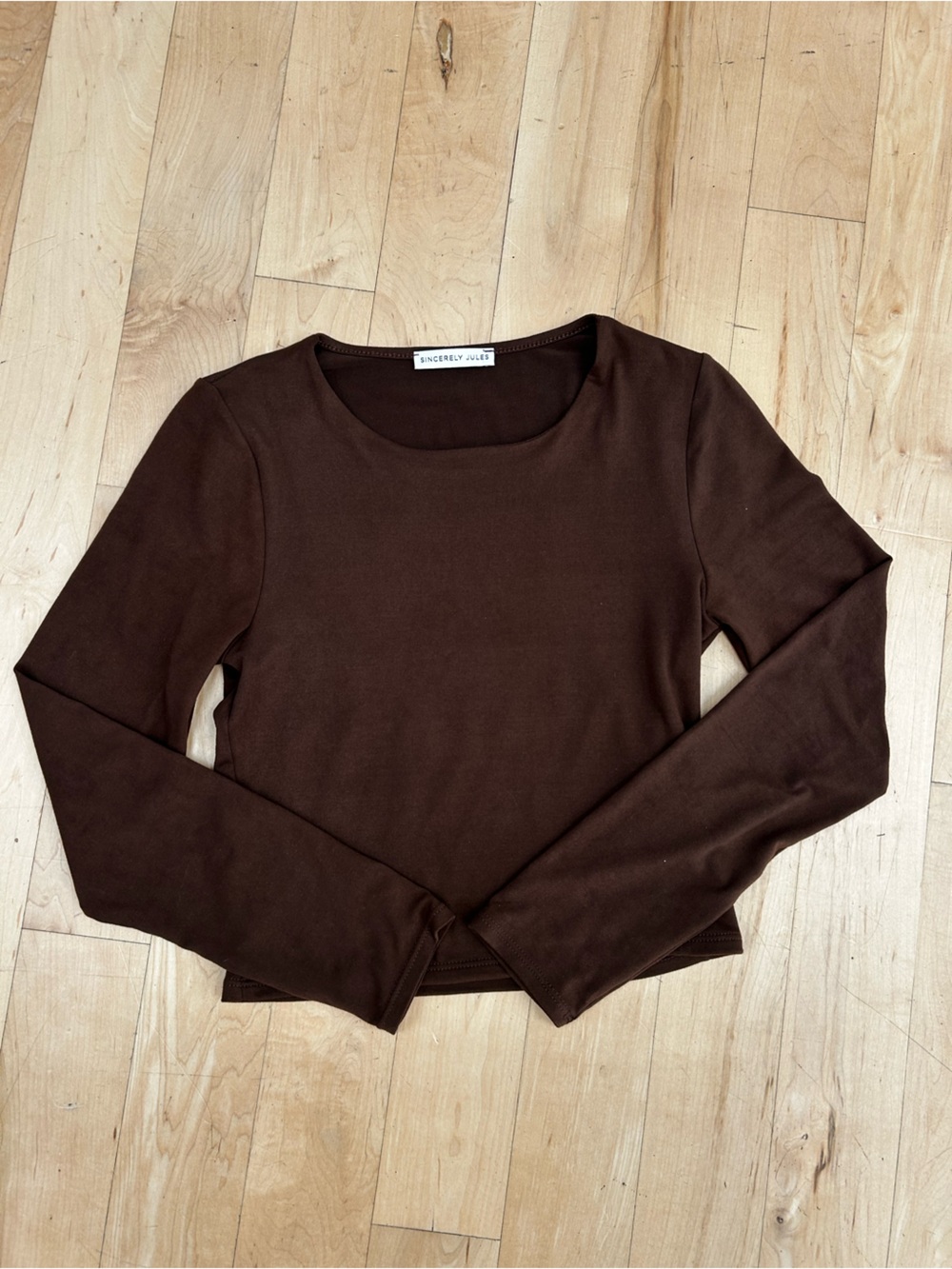 Sincerely Jules Chocolate Brown Long Sleeve
